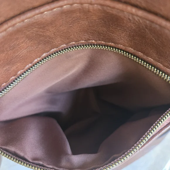 Brown Quilted Crossbody Bag - Picture 6 of 13